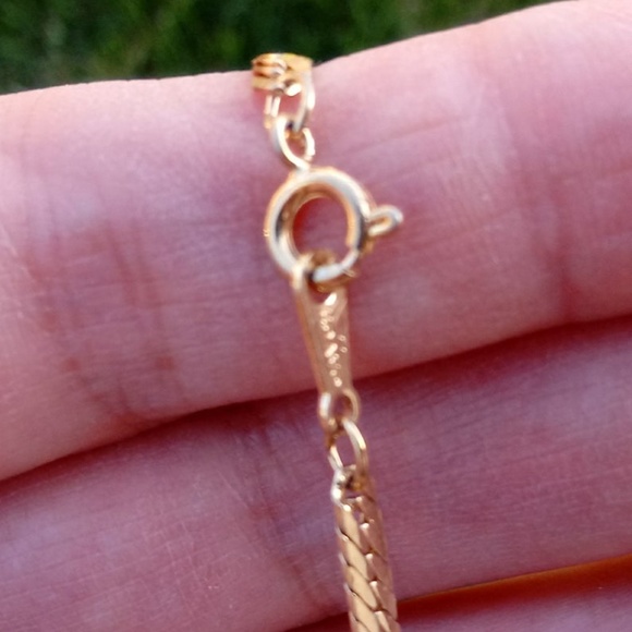 Vintage AVON Rhinestone Slide Necklace - Picture 3 of 5